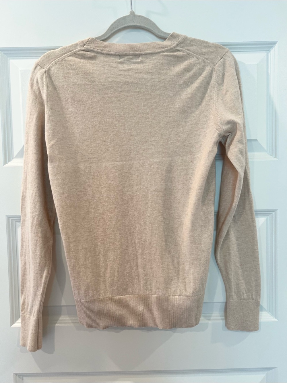 Quince Lightweight Cotton Cashmere Crewneck Sweater Oatmeal S - Picture 9 of 9